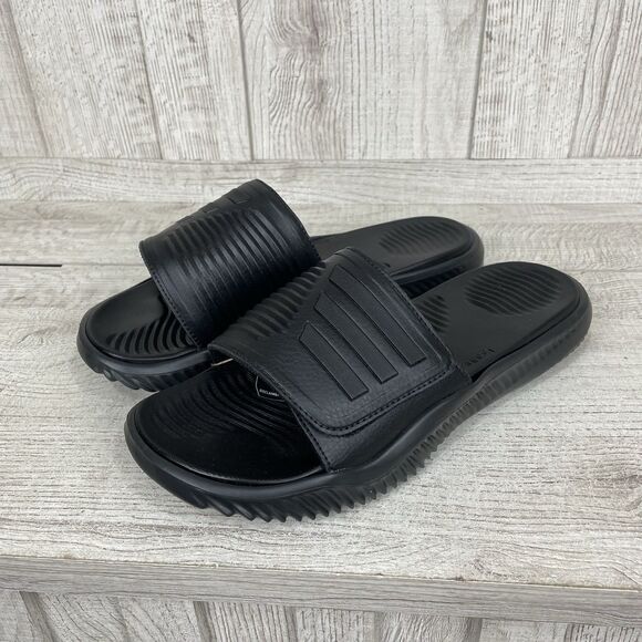 Adidas Alphabounce 2.0 Slide comfort Sandals Men Size 11 Foam Shoes Triple Black main image 7